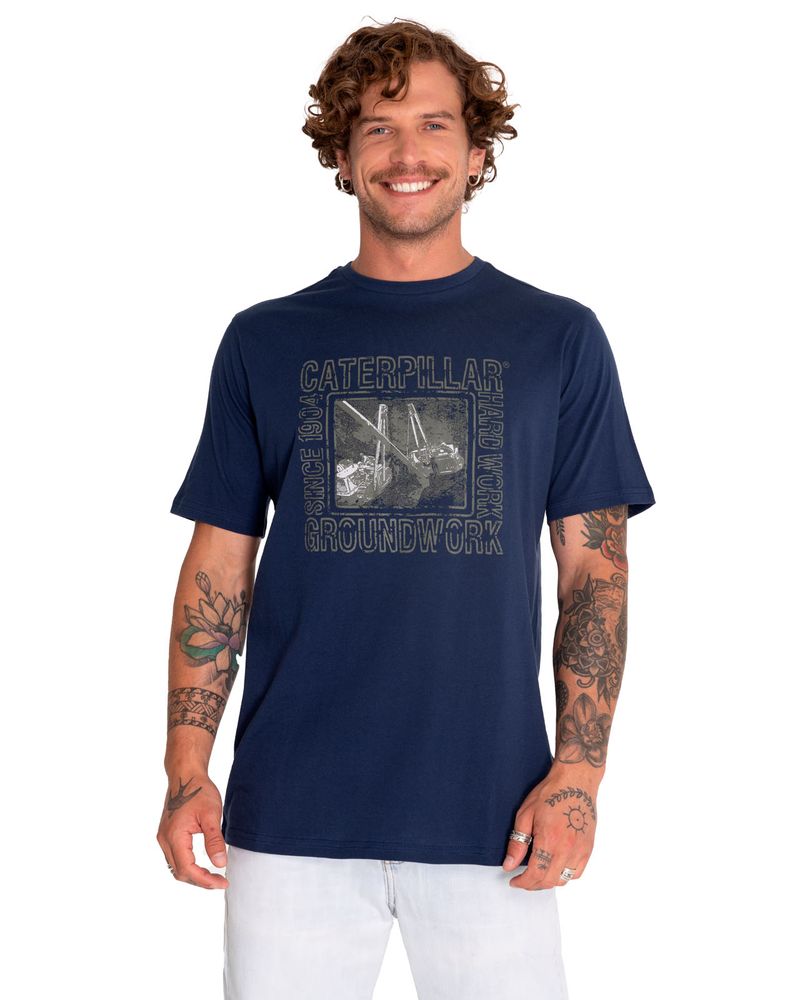 Polera-Manga-Corta-Casual-Hombre-Historic-Tradition-Graphic-Tee-2-Azul-Cat