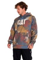 Poleron-Casual-Hombre-Fleece-Cat-Logo-Printed-Pullover-Hoodie-Multicolor-Cat