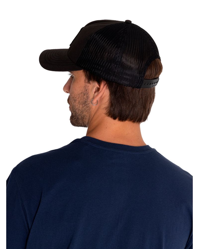 Jockey-Casual-Hombre-Cat-Diamond-Plate-Unstructured-Mesh-Back-Hat-Negro-Cat