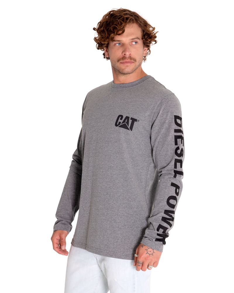 Polera-Manga-Larga-Casual-Hombre-Diesel-Power-L-S-Tee-Gris-Cat