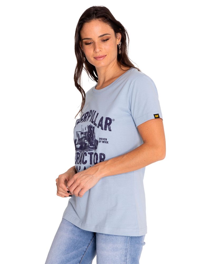 Polera-Manga-Corta-Casual-Mujer-Women-S-Graphic-Tee-Azul-Cat