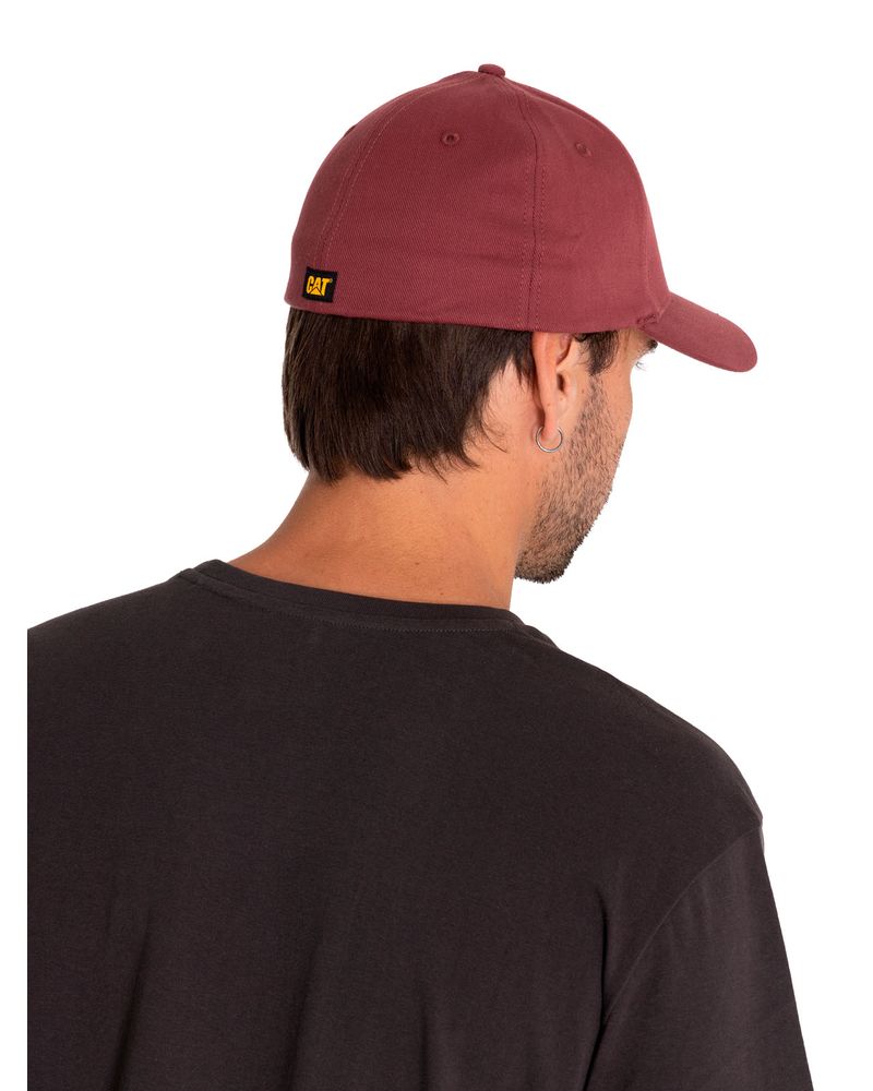 Jockey-Casual-Hombre-Caterpillar-Tradition-Stretch-Fit-Hat-Rojo-Cat