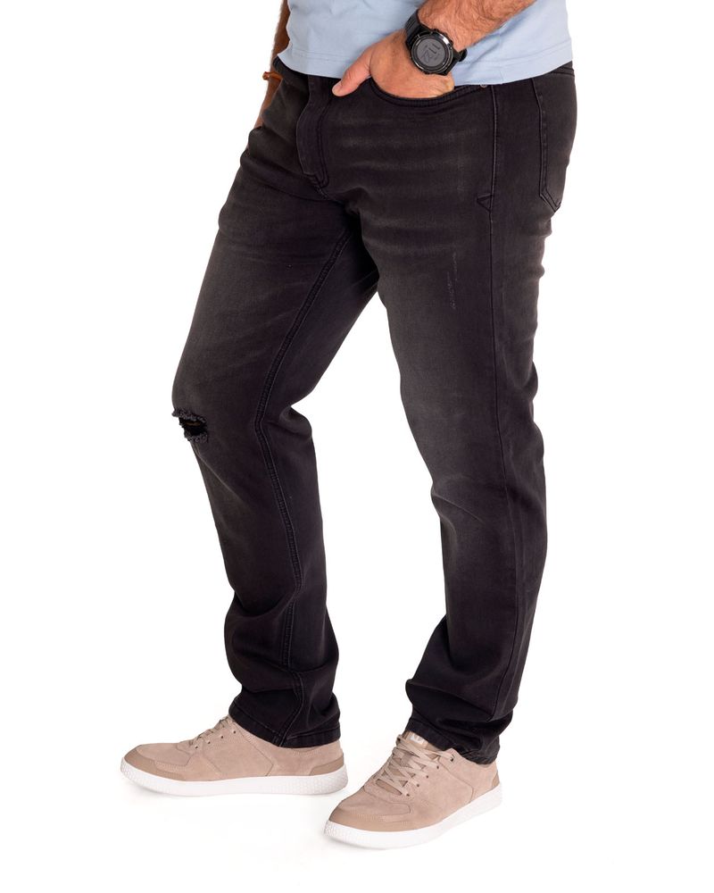 Jeans-Casual-Hombre-Triblend-Stretch-Denim-Slim-Gris-Cat