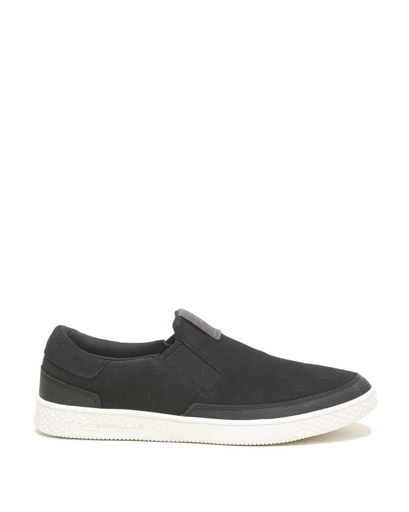 Slip-On--Gamuza-Hombre-Pause-Sport-Slip-On-Negro-Cat