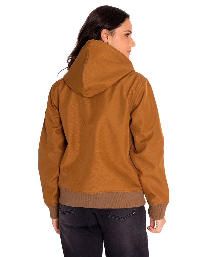 Chaqueta-Casual-Mujer-W-Bonded-Fleece-Lined-Jacket-Cafe-Cat