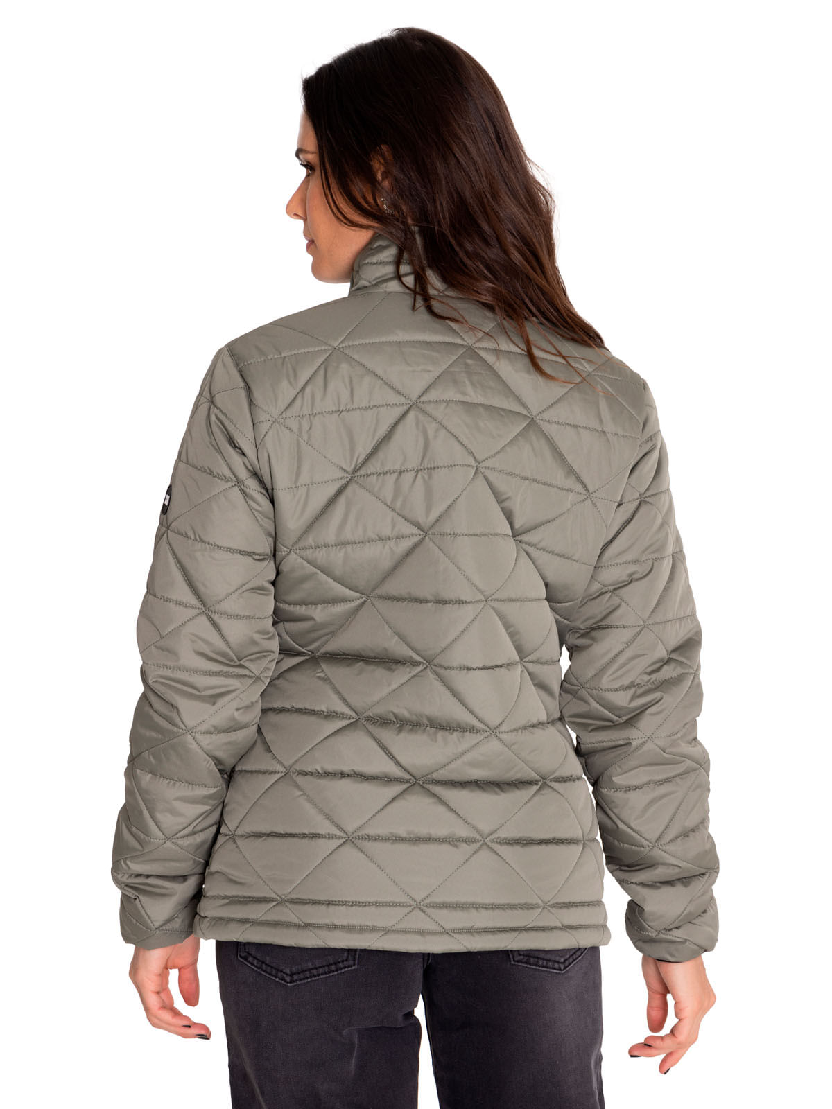 Chaqueta Casual Mujer W Mediumweight Insulated Triangle Quilted Jacket Verde Cat