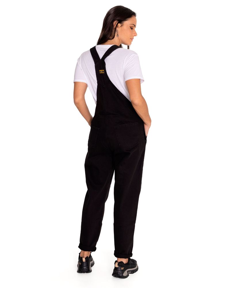 Jardinera Casual Mujer Heritage Uniform Twill Overall Negro Cat-Cat Chile -  Cat