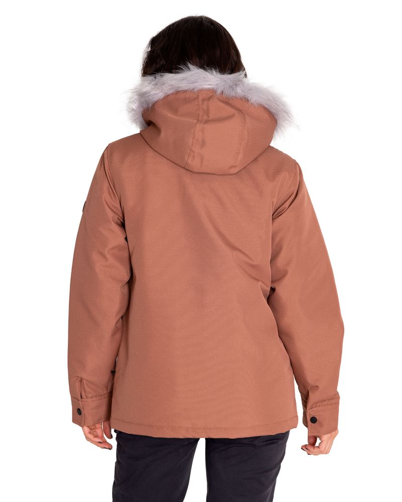 Chaqueta-Casual-Mujer-Mediumweight-Insulated-Hooded-Jacket-Gris-Cat