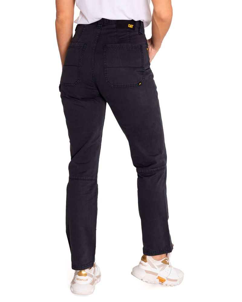 Pantalon-Casual-Mujer-Double-Front-Utility-Bottom-Negro-Cat