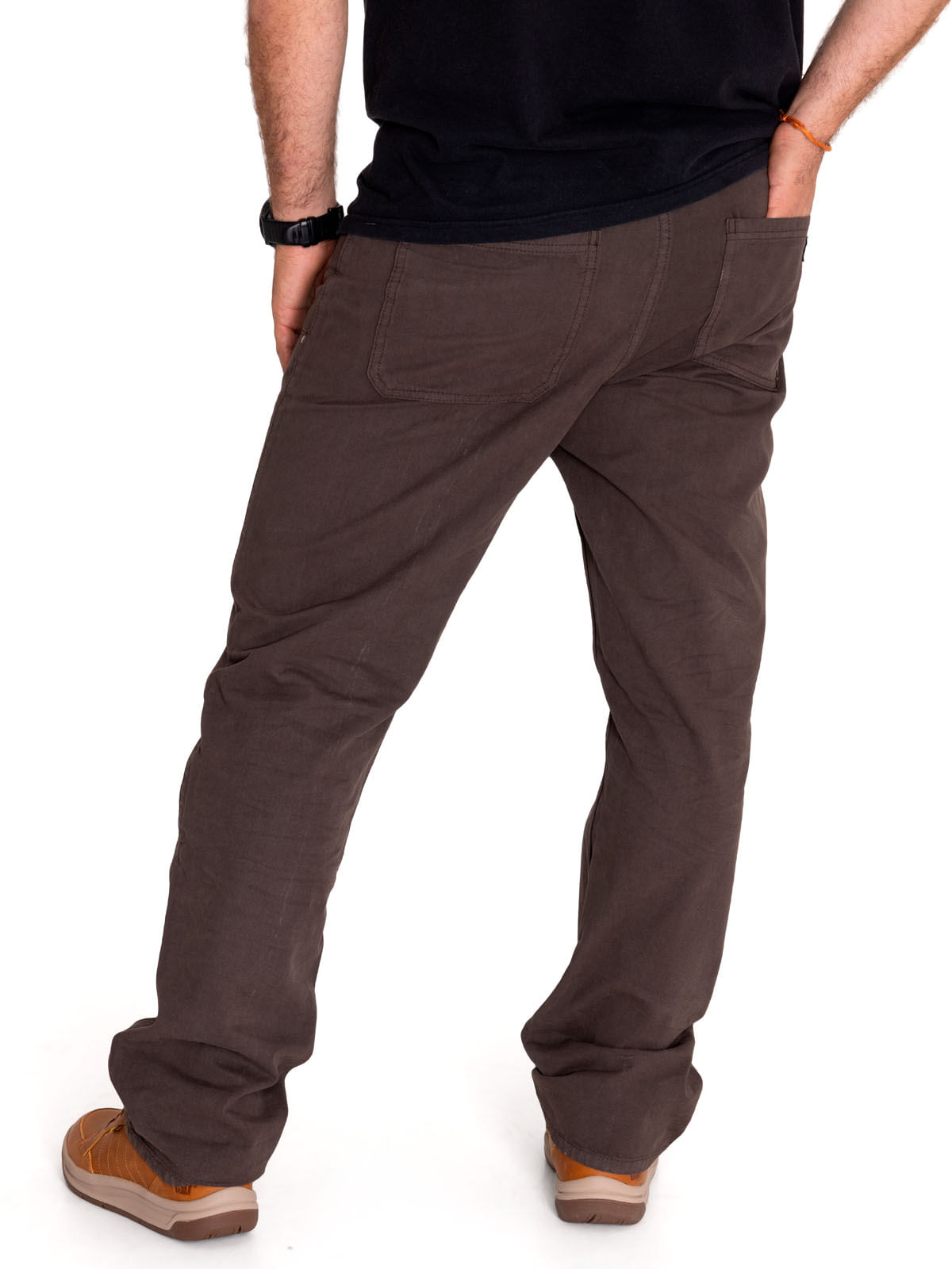 Pantalon Casual Hombre Heritage Uniform Double Front Pant Negro Cat