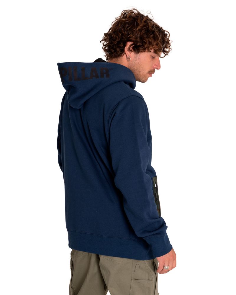 Poleron-Casual-Hombre-Utility-Hood-Banner-Full-Zip-Sweatshirt-Azul-Cat