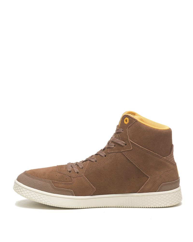 Zapatilla-Con-Caña-Gamuza-Hombre-Pause-Sport-Mid-Cafe-Cat