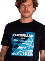 Polera-Manga-Corta-Casual-Hombre-Photo-Real-Graphic-Tee-4-Negro-Cat