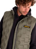 Chaqueta-Sin-Manga-Casual-Hombre-Foundation-Bonded-Insulated-Vest-Verde-Cat