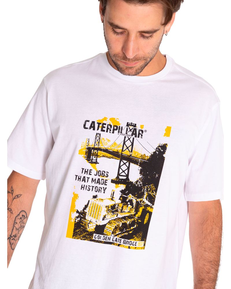 Polera-Manga-Corta-Casual-Hombre-Historic-Tradition-Graphic-Tee-1-Blanco-Cat