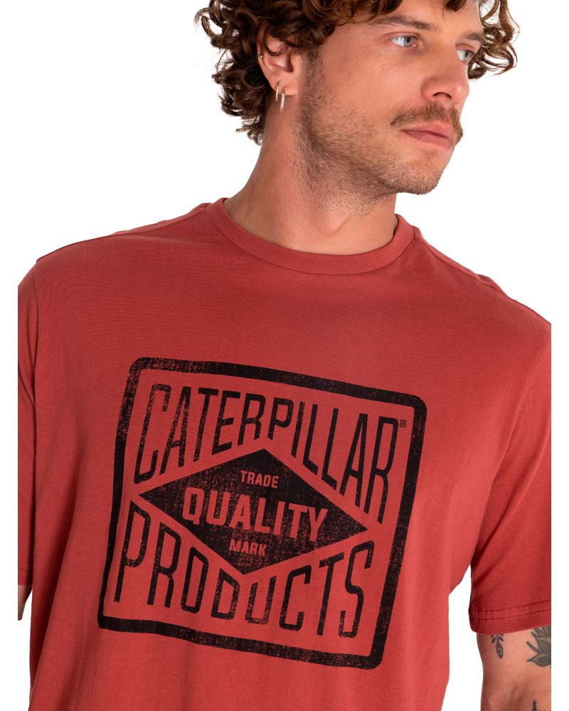 Polera-Manga-Corta-Casual-Hombre-Historic-Tradition-Graphic-Tee-4-Rojo-Cat