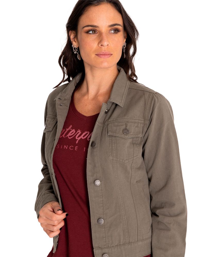 Chaqueta Mujer Foundation Denim Jacket - Tienda Oficial CAT Chile - Cat