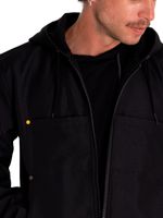 Chaqueta-Casual-Hombre-Bonded-Fleece-Lined-Work-Jacket-Negro-Cat