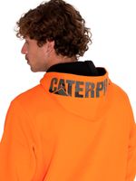 Poleron-Casual-Hombre-Utility-Hood-Banner-Full-Zip-Sweatshirt-Rojo-Cat