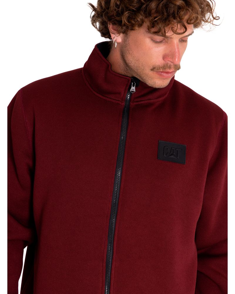 Polar-Casual-Hombre-Foundation-Century-Fz-Fleece-Rojo-Cat