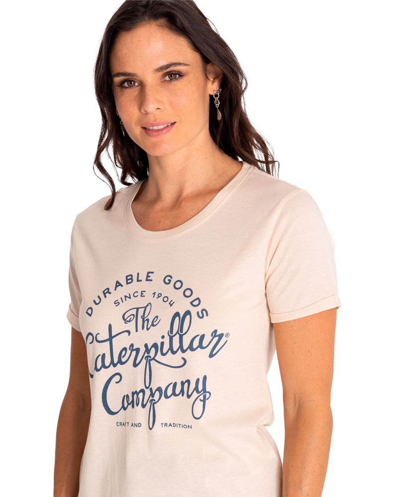 Polera-Manga-Corta-Casual-Mujer-Novelty-Droptail-Tee-2-Beige-Crudo-Cat
