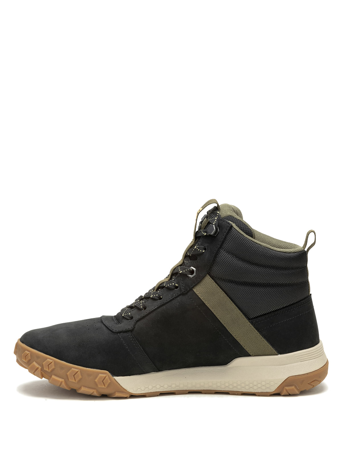 Zapatilla Con Caña Casual Hombre Hex Ready Mid Negro Cat