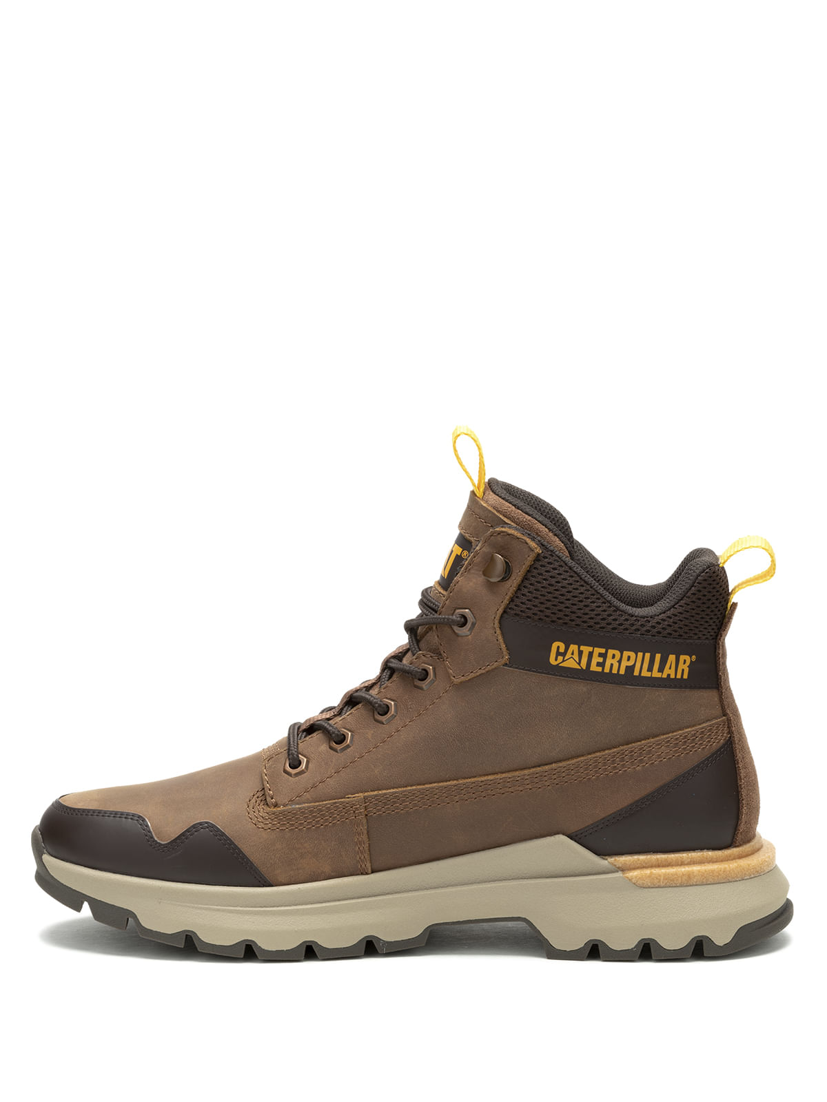 Zapatilla Con Caña Gamuza Hombre Colorado Sneaker Wp Café Cat