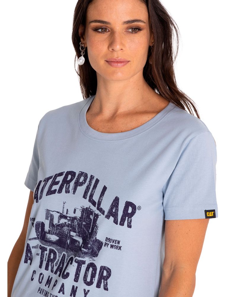 Polera-Manga-Corta-Casual-Mujer-Women-S-Graphic-Tee-Azul-Cat