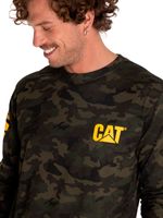 Polera-Manga-Larga-Casual-Hombre-Trademark-Banner-L-S-Slim-Tee-Verde-Cat