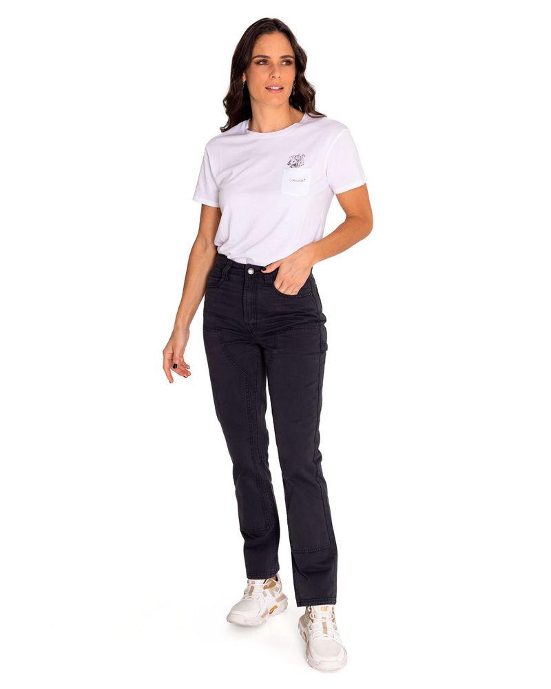 Pantalon-Casual-Mujer-Double-Front-Utility-Bottom-Negro-Cat