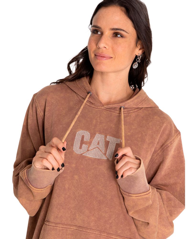 Poleron-Casual-Unisex-Heritage-Uniform-Embroidered-Hoodie-Gris-Cat