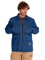 Chaqueta-Casual-Unisex-Rigid-Denim-Heavy-Overshirt-Gris-Cat