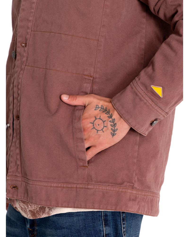 Chaqueta-Casual-Unisex-Heritage-Uniform-Twill-Shirt-Jacket-Gris-Cat