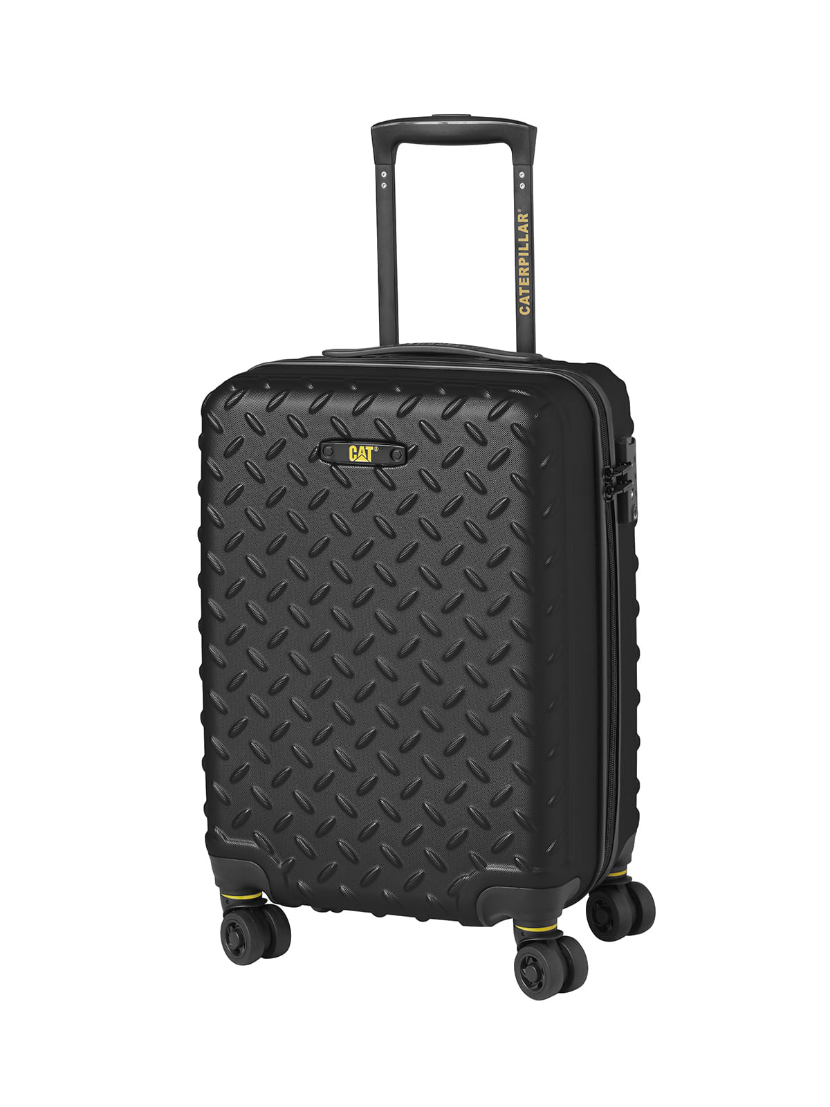 Maleta de Cabina 4 ruedas Industrial Plate 20" Trolley NEGRO CAT