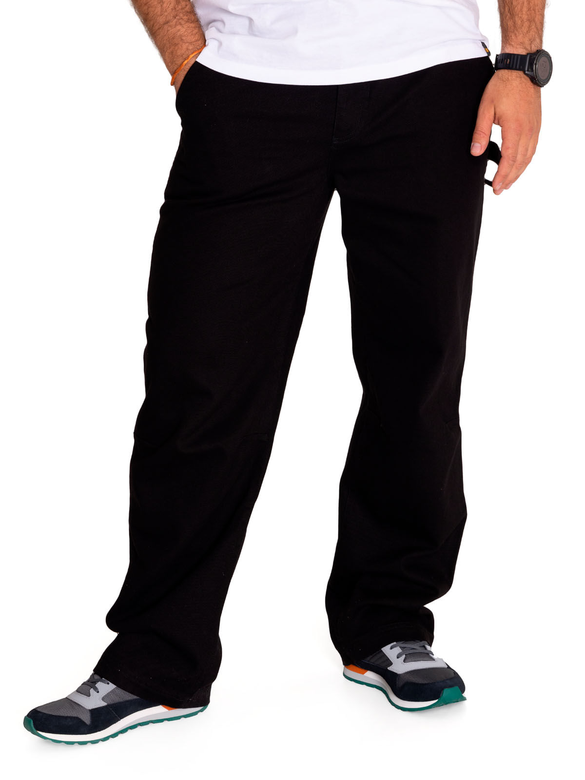 Pantalon Casual Hombre TWILL CARPENTER STRAIGHT PANT NEGRO CAT