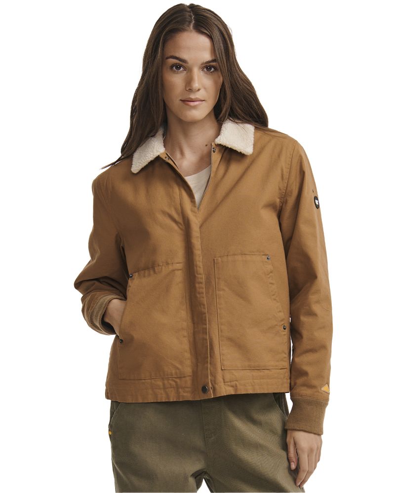 Chaqueta-Casual-Mujer-W-Sherpa-Lined-Chore-Jacket-Cafe-Cat