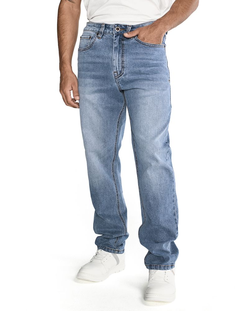 Jeans-Denim-Hombre-Eco-Stretch-Denim-Straight-Gris-Cat