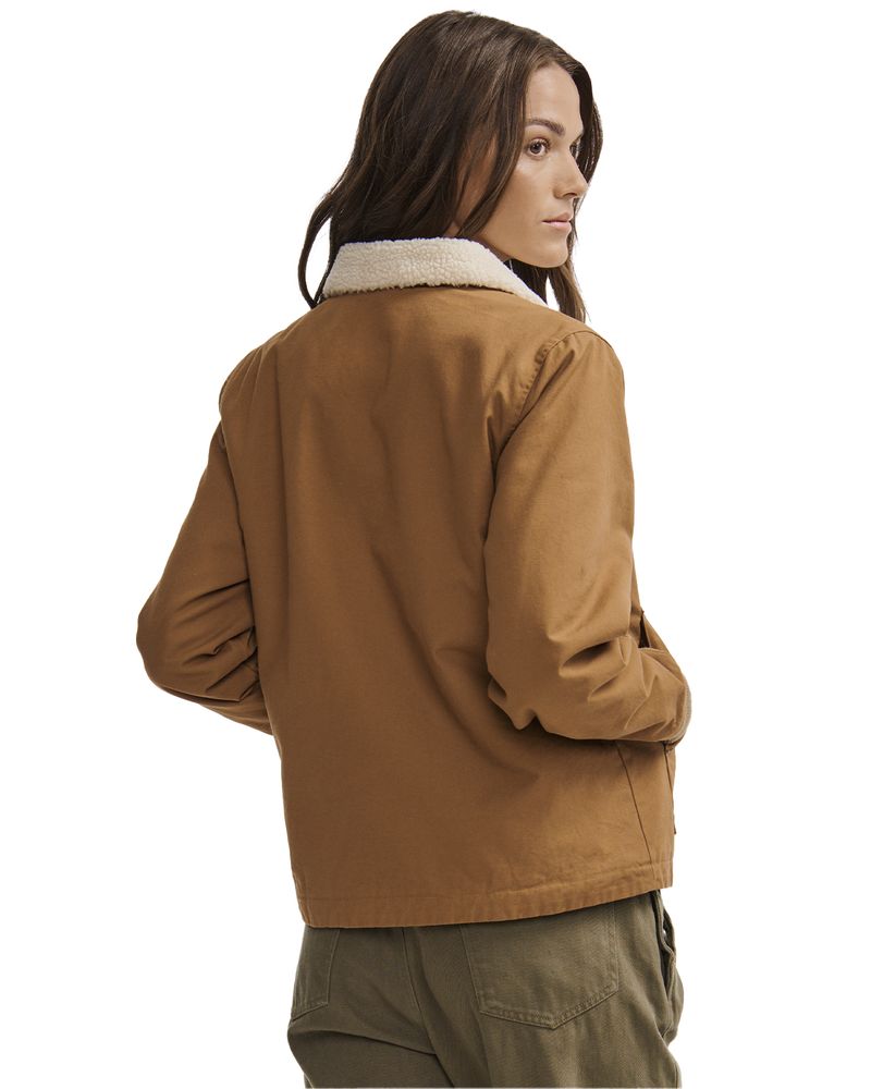 Chaqueta-Casual-Mujer-W-Sherpa-Lined-Chore-Jacket-Cafe-Cat