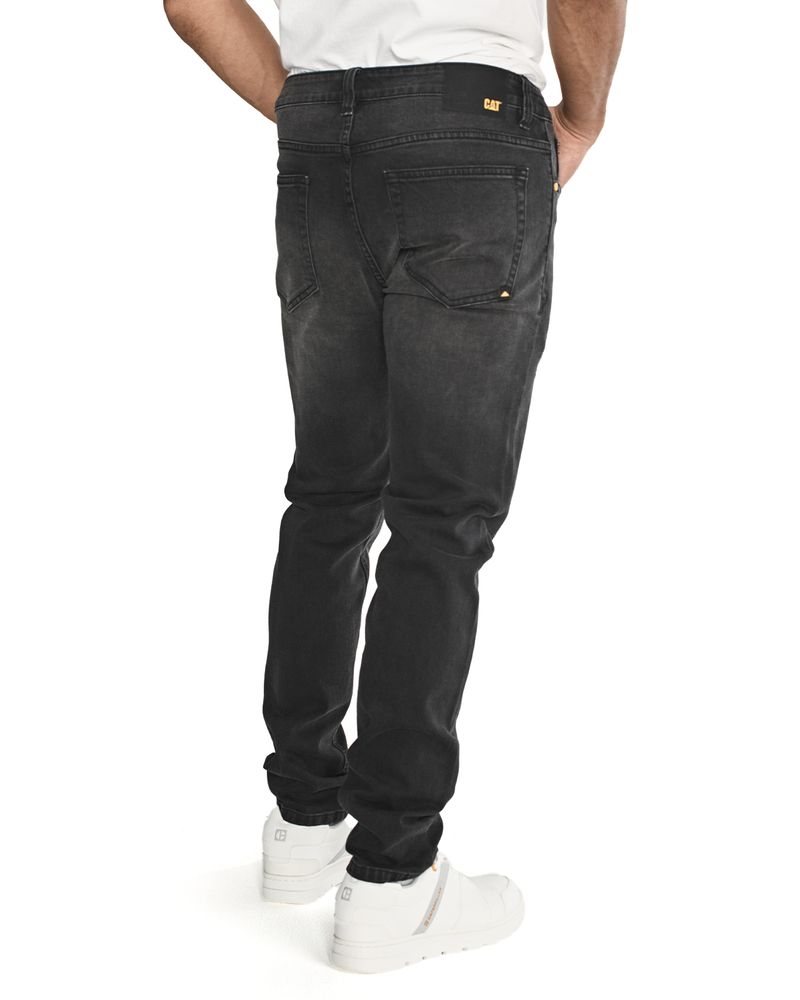 Jeans-Casual-Hombre-Triblend-Stretch-Denim-Skinny-Gris-Cat