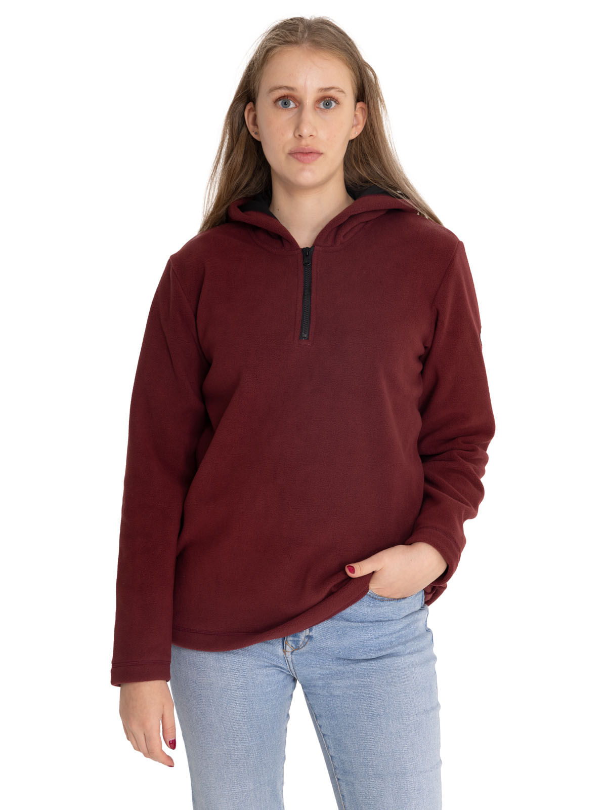 Polar Fleece Mujer W Quarter Zip Cat