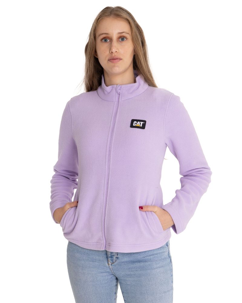 Polar-Casual-Mujer-Women-S-Microfleece-Full-Zip-Morado-Cat