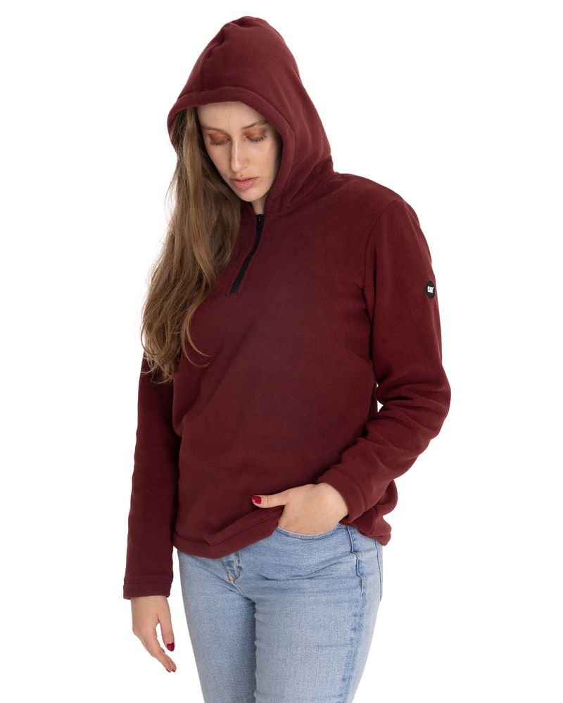 Polar-Fleece-Mujer-W-Quarter-Zip-Cat