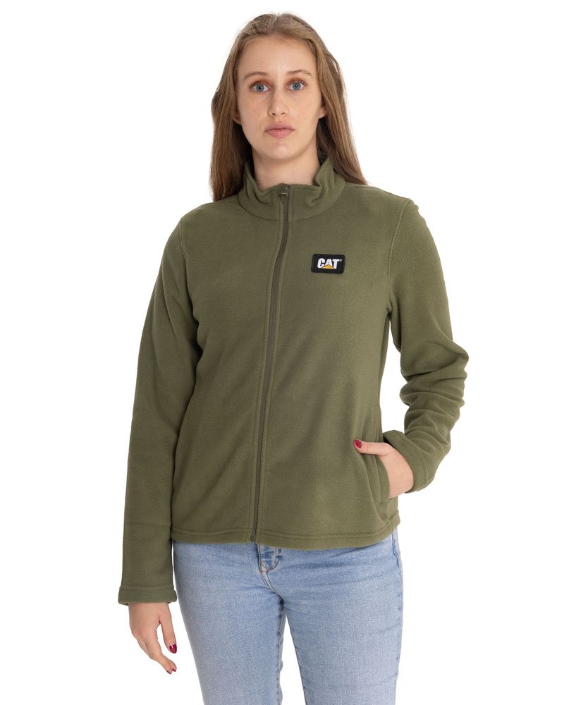 Polar-Casual-Mujer-MICROFLEECE-FULL-ZIP-VERDE-CAT