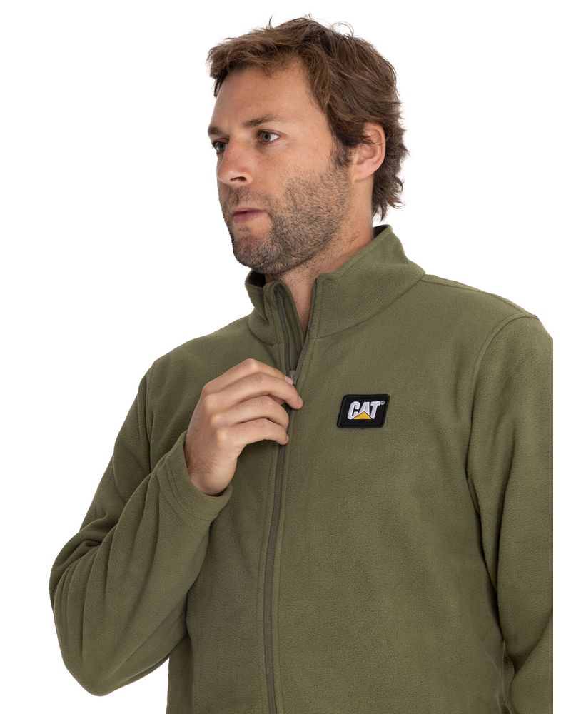 Polar-Casual-Hombre-MICROFLEECE-FULL-ZIP-VERDE-CAT