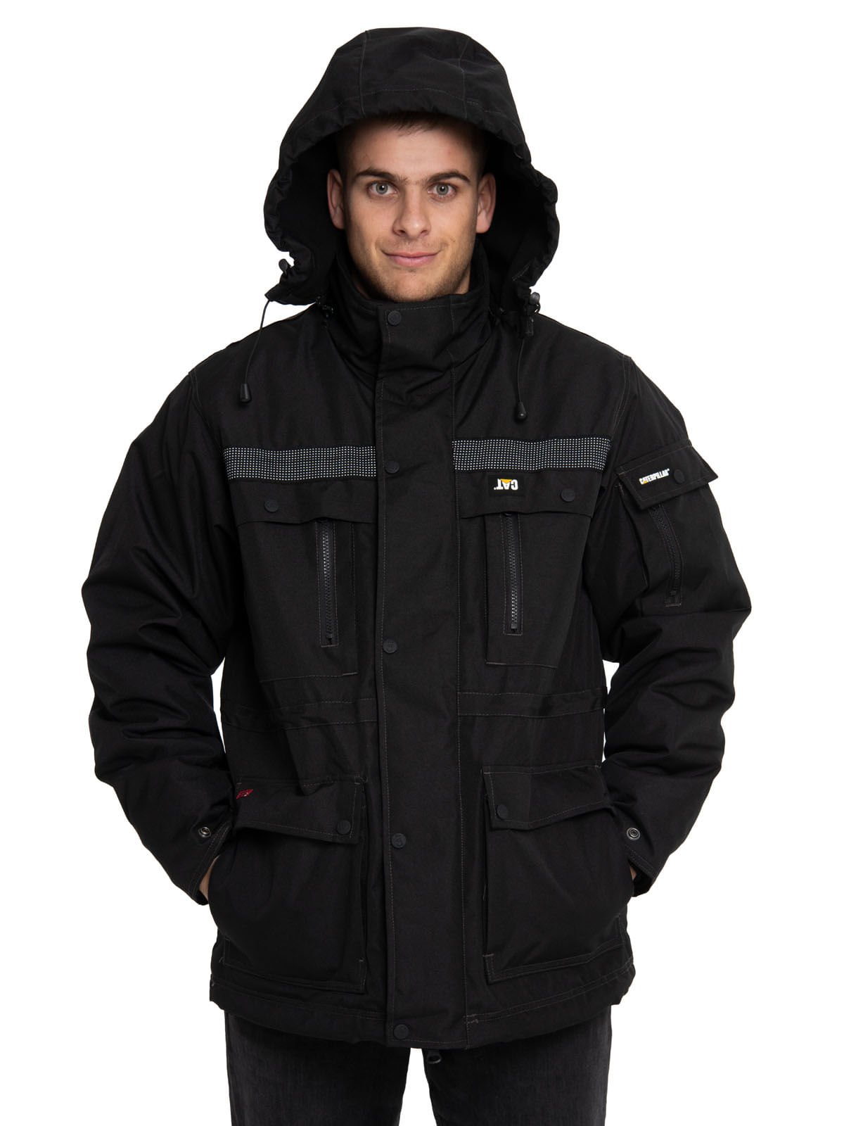 Parka Casual Hombre Heavy Insulated Parka Negro Cat Cat Chile Cat Tienda oficial Cat Chile