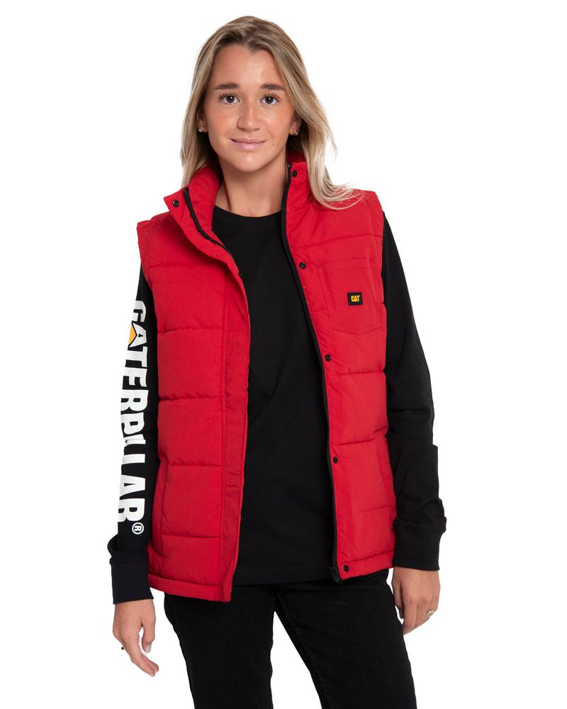 Chaqueta-Sin-manga-Casual-Mujer-ARCTIC-ZONE-Rojo-CAT