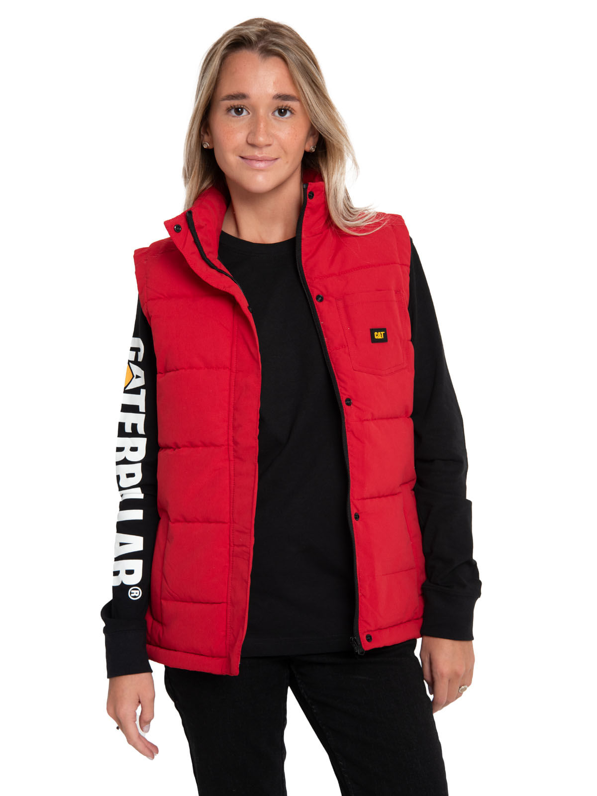 Chaqueta Sin manga Casual Mujer ARCTIC ZONE Rojo CAT