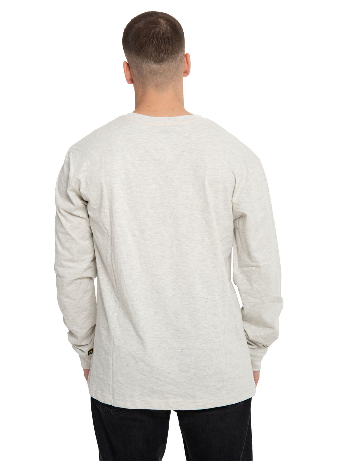 Polera Manga larga Casual Hombre TRADEMARK L/S BANNER TEE BEIGE/CRUDO CAT