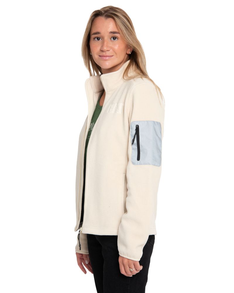 Polar-Casual-Mujer-W-FOUNDATION-FULL-ZIP-POLAR-FLEECE-BEIGE-CRUDO-CAT