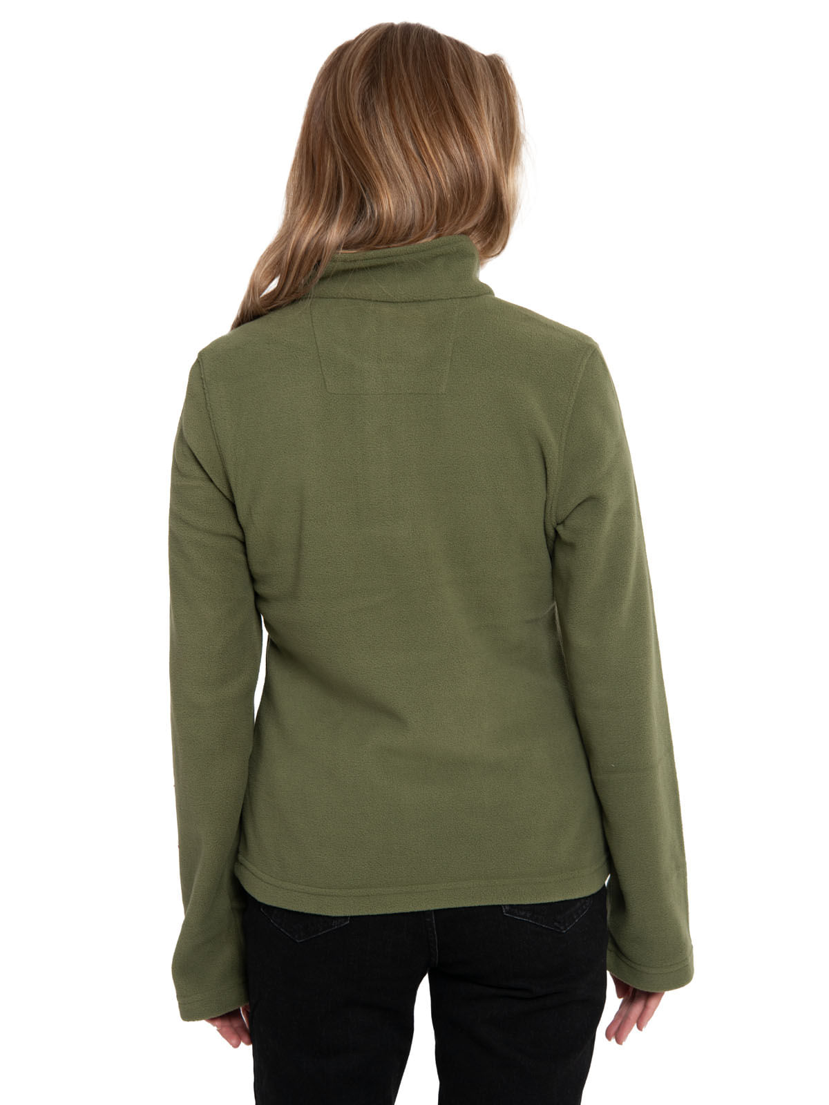 Polar Casual Mujer MICROFLEECE QUARTER ZIP VERDE CAT